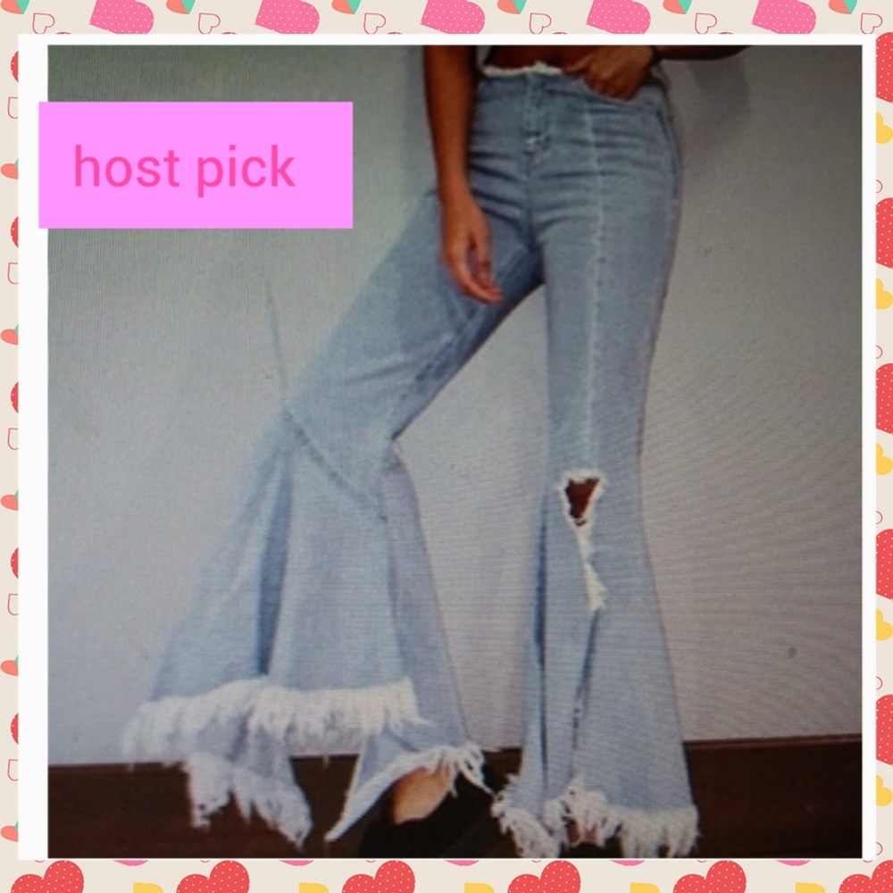  STYLE MAFIA JENNY FLARE LEG DENIM JEANS NWOT